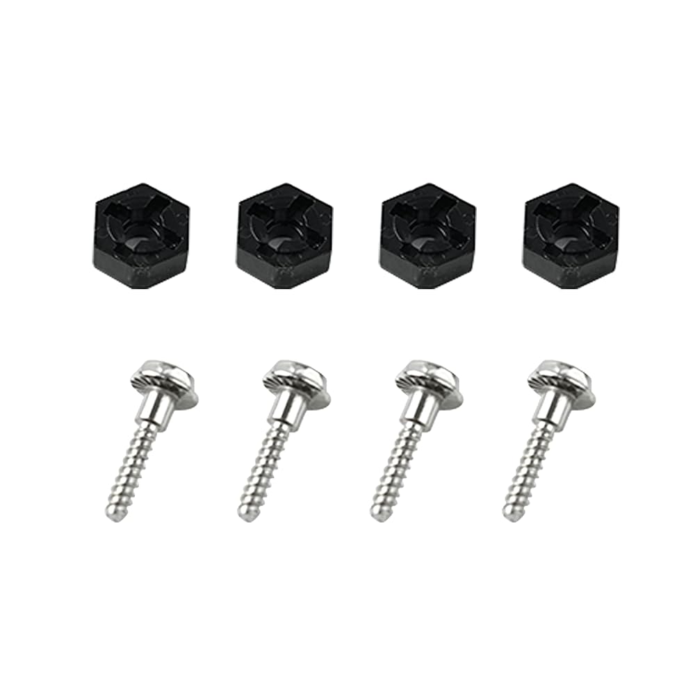 Aazon.co: DKKY Siulation Odel Car 2 Hexagonal Screws Etal Wheel Hub Screws Kit For 1.9 2.2