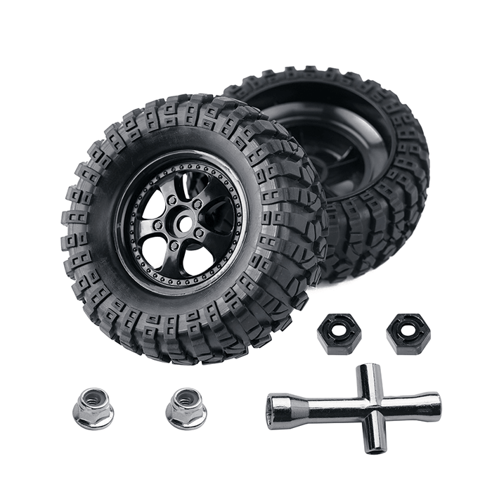 RC Car Tires & Wheels Assembly(90140) for HM124