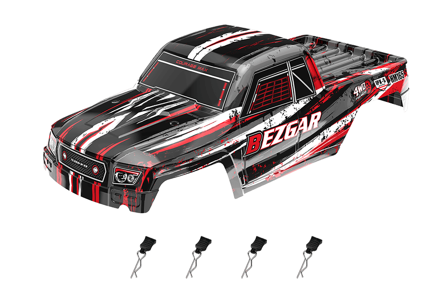 RC Car Body Shell with Shell Pins M16130 for HM165 BEZGAR