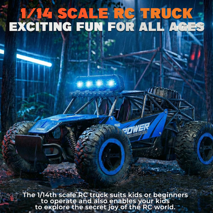 Bezgar 1:14 Scale RC Trucks for Adults & Kids, 2.4GHz All Terrain Off Road RC Trucks
