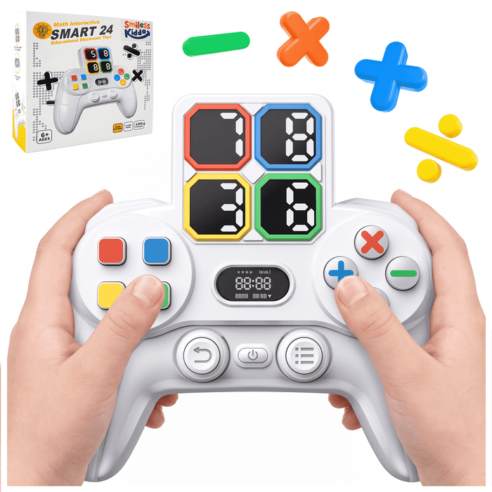 24 Math Game, Electronic Handheld Math Toy for Kids with 1300+ Challenges