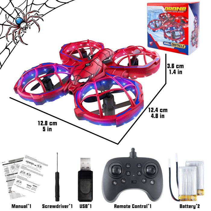 Bezgar Beginner RC Drone Quadcopter with LED Lights, 360° Flips