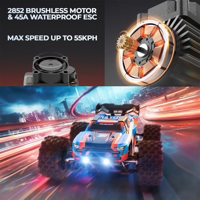 2852 brushless motor and cooling fan