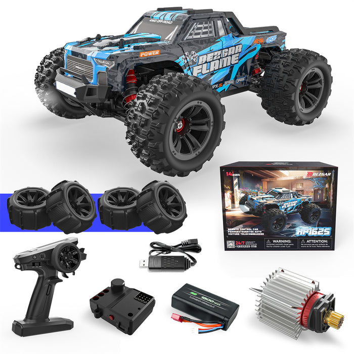 1/16 Fast RC Car with Brushless Motor- Bezgar® HP162S Hobby RC — BEZGAR