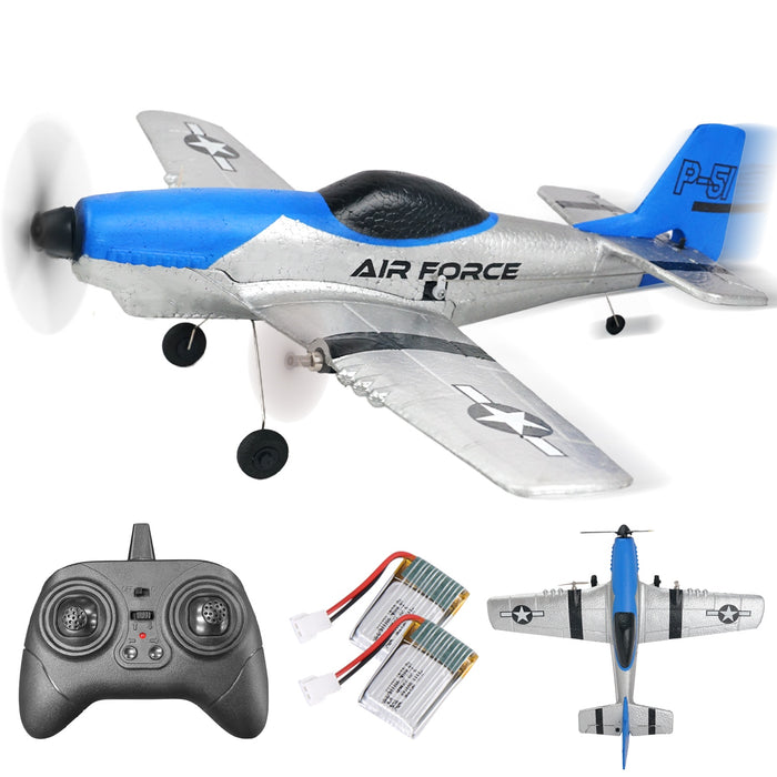 Bezgar RC Plane, 6-Axis Gyro Remote Control Airplane for Beginners