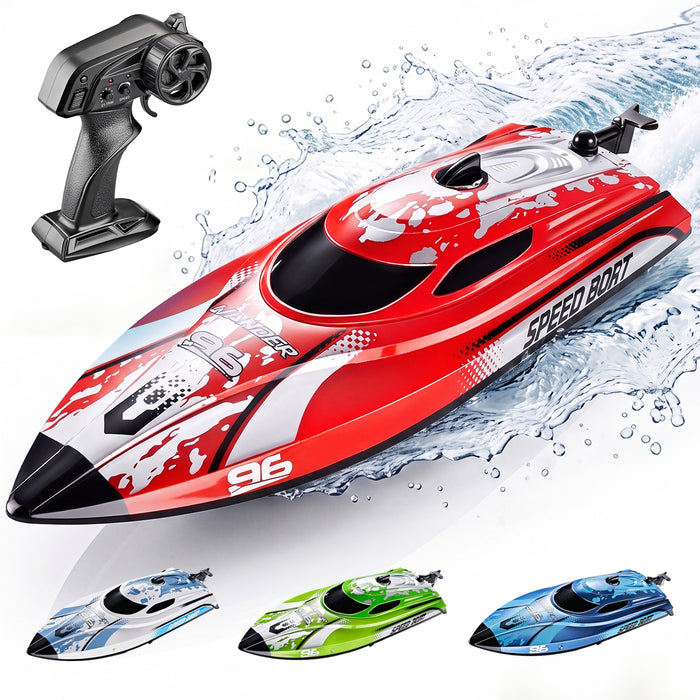 12 inch Remote Control Boat with LED for Kids and Adults (25 KM/H)