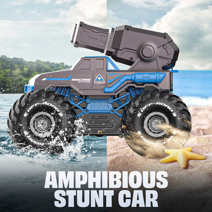 Bezgar Amphibious Shooting Remote Control Stunt Car