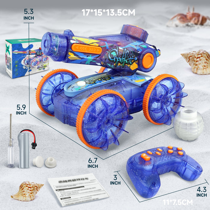 Bezgar Amphibious Remote Control Car with Water Gun
