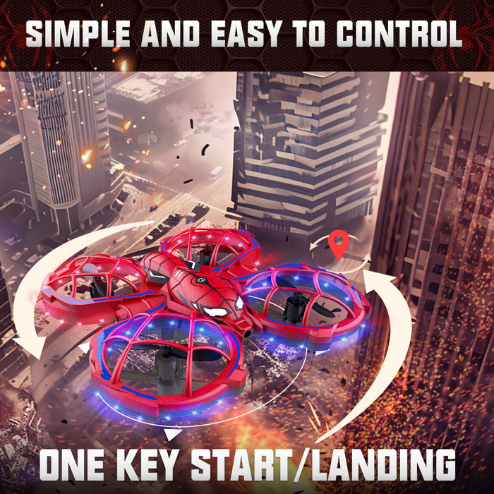 Bezgar Beginner RC Drone Quadcopter with LED Lights, 360° Flips