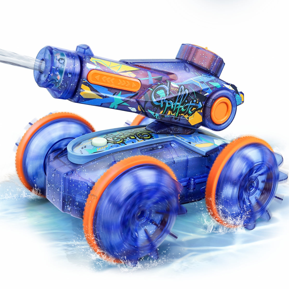 Bezgar Amphibious Remote Control Car with Water Gun — BEZGAR
