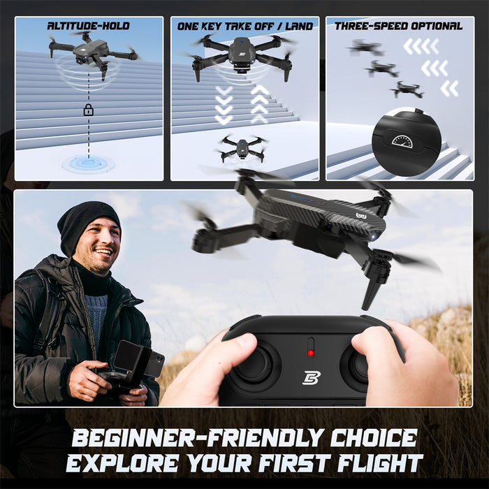 Bezgar BD101 -  Foldable FPV Drone with 1080P Camera