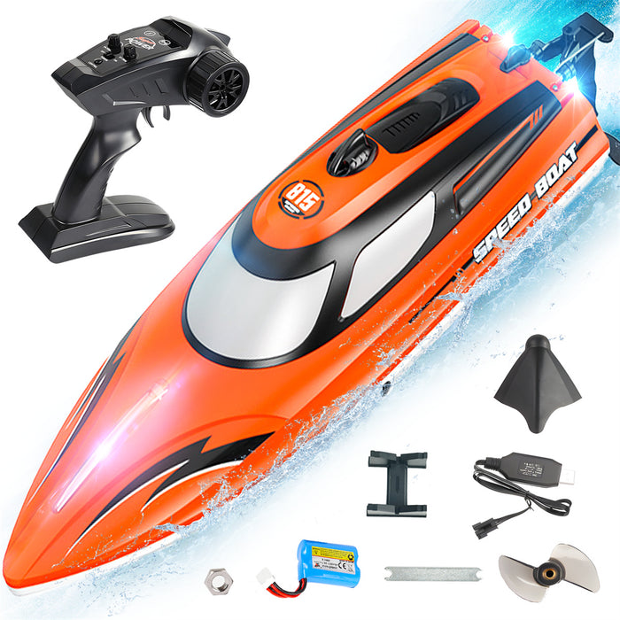 14 inch Remote Control Boat with LED for Kids and Adults (25 KM/H)