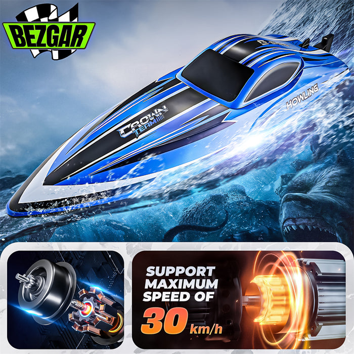 16 inch Large Size Brushed RC Boat with LED (22 MPH)