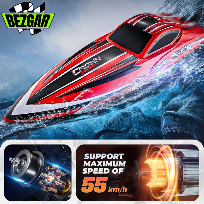 16 inch Large Size Brushless RC Boat with LED (35 MPH)