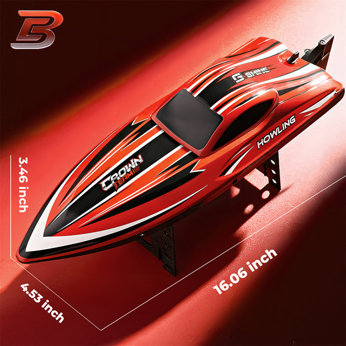 16 inch Large Size Brushless RC Boat with LED (35 MPH)