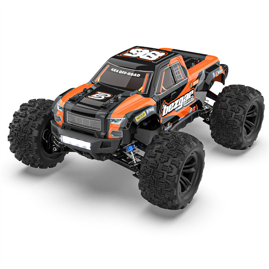 BEZGAR® 1/16 Brushed 4X4 Off-Road RC Monster Truck (2 Batteries