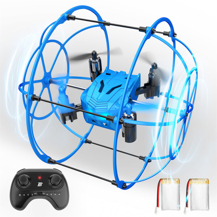 Mini Spherical Rolling RC Quadcopter for Beginner with 360 Flip