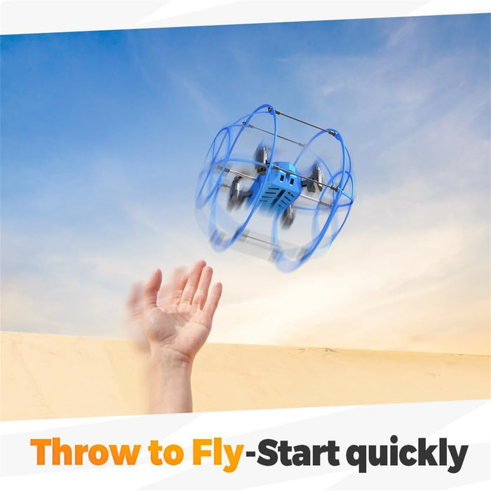 Mini Spherical Rolling RC Quadcopter for Beginner with 360 Flip