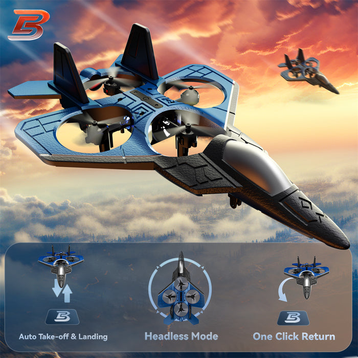 Remote Control Fighter Plane, F-22 Raptor Mini RC Jet Plane