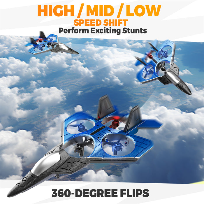 Remote Control Fighter Plane, F-22 Raptor Mini RC Jet Plane