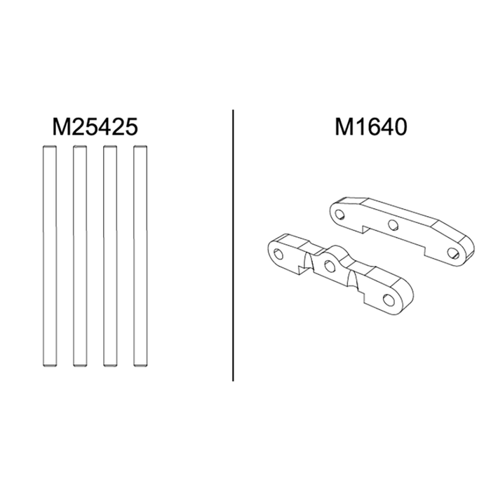 Lower Suspension Arms Hinge Pins(F&R) and Reinforced Sheet(F&R)