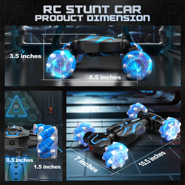 Bezgar Gesture Sensing RC Stunt Car with Light & Music