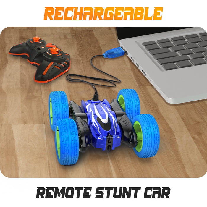 MINI Double-Sided RC Stunt Car, 360° Flips Rotating