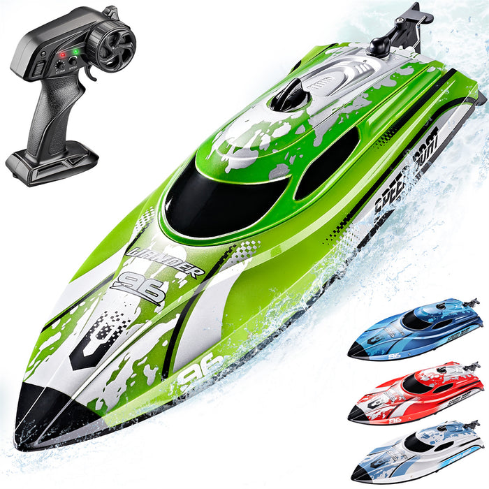 12 inch Remote Control Boat with LED for Kids and Adults (25 KM/H)