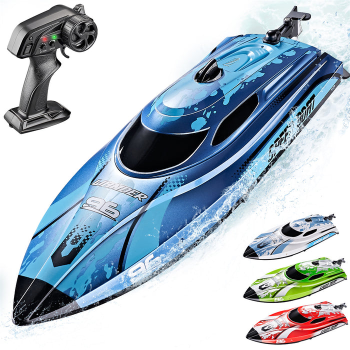 12 inch Remote Control Boat with LED for Kids and Adults (25 KM/H)