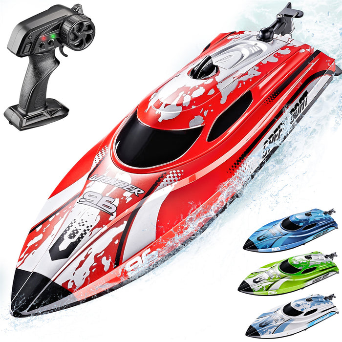 12 inch Remote Control Boat with LED for Kids and Adults (25 KM/H)