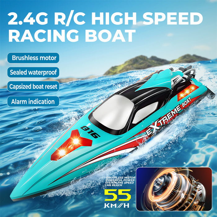 18 inch Large Size Brushless RC Boat with 2500mAh Battery (35 MPH)