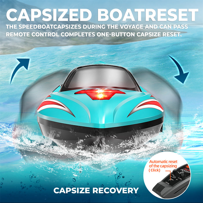 18 inch Large Size Brushless RC Boat with 2500mAh Battery (35 MPH)