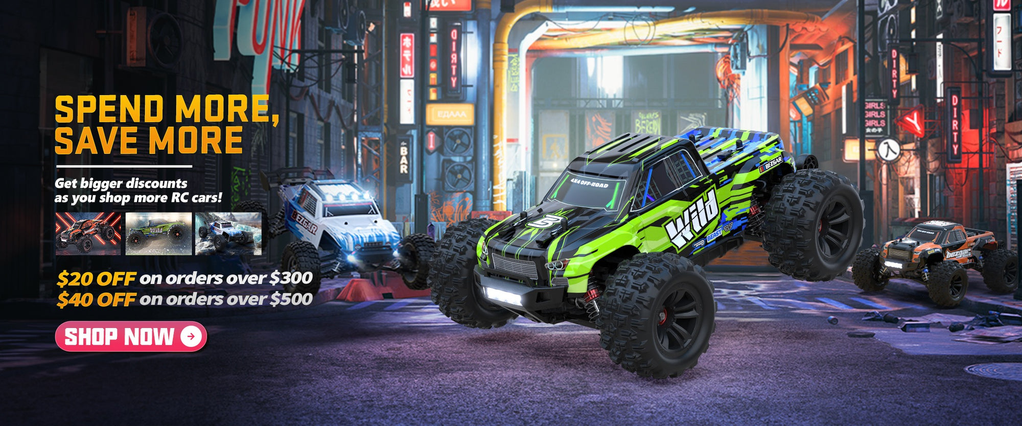 Highperformance RC Cars & Trucks for RC Hobbyists — BEZGAR