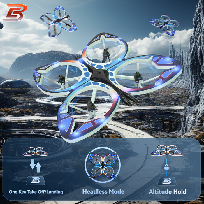 Butterfly RC Mini Quadcopter with Led and 360 Flip