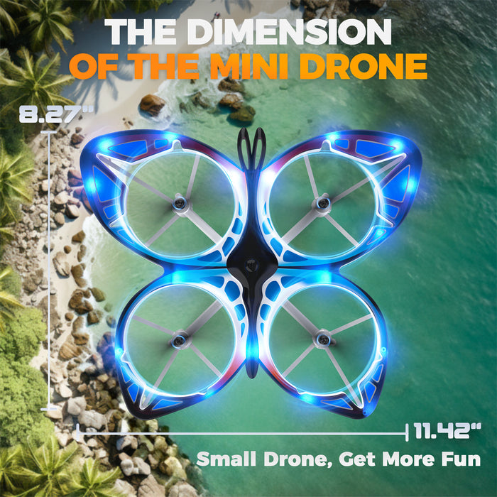 Butterfly RC Mini Quadcopter with Led and 360 Flip