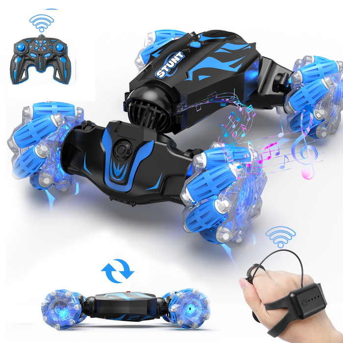 Bezgar Gesture Sensing RC Stunt Car with Light & Music