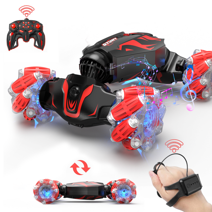 Bezgar Gesture Sensing RC Stunt Car with Light & Music