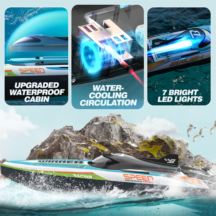 18 inch Large Brushless Fast RC Speed Boat (40 MPH)