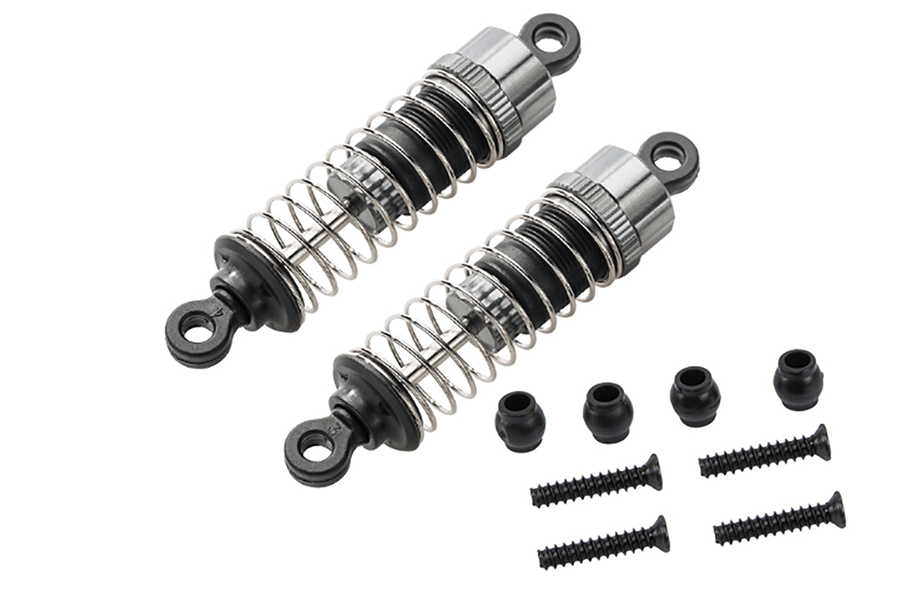 Alumiinum Capped Oil Filled Shocks(M16100A) for HM161 RC Truck - BEZGAR